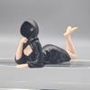 3D Geheimnisvolle Statue Gotische Schwarze Robe Königin Figur Bücherregal Skulptur Gruselige Sitzende Statuen Schreibtisch Ornamente Halloween Geschenke