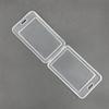 Transparent Card Cover Plastic Bus Card Cover Name Plate Protective Cover Campus Access Card Work Card Set Accessories Lanyard