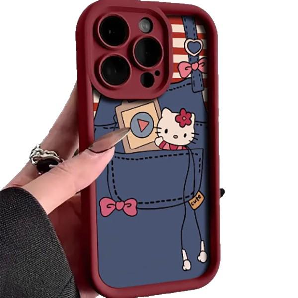 Ladder Shell Music Cartoon Cat Case, Fits Apple 17 Pro Max/16/15/14/13 Pro