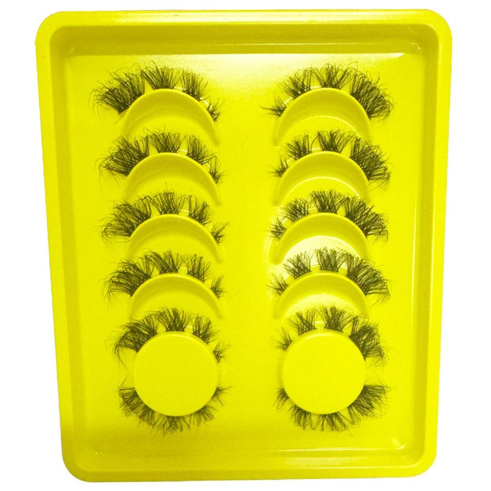 

6 Pairs Natural Wispy False Eyelashes 3D Mink Eye Lashes New Fake Eyelashes For Women Makeup