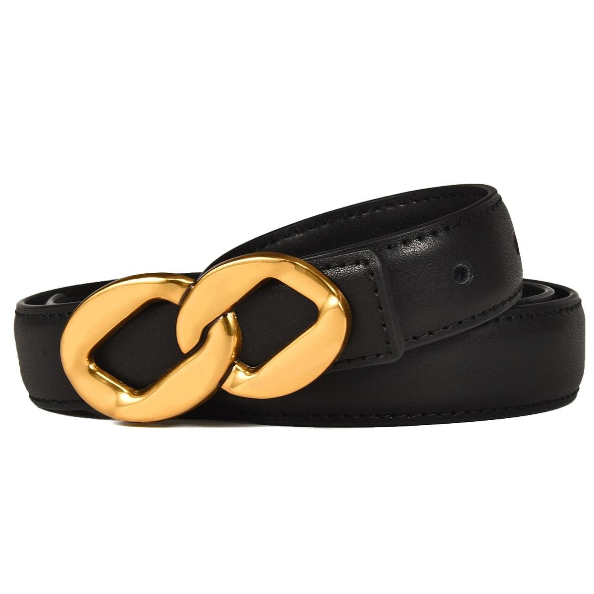 

Женский ремень Тонкий ремень Подчеркивающий талию Женское украшение Платье Аксессуары Юбка Модный Простой и универсальный 105cm