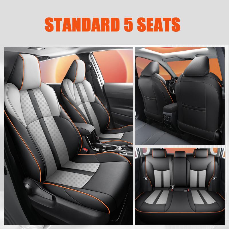 Premium Custom Fit Car Seat Covers For Toyota Corolla 2025 2025 2025 Automotive Interior Seat Cushion Leather Cover-Full Set