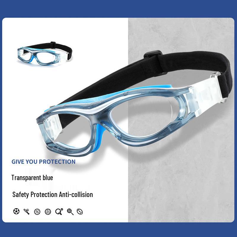 

Kids Sports Myopia Glasses for Basketball & Football, Anti-Drop Explosion-Proof TR 1409 Frame Goggles.