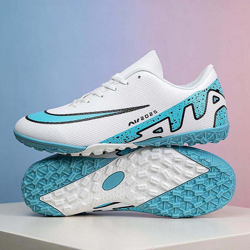 Dětské fotbalové boty Chlapecké Dospívající Studentské Hrací Tréninkové Boty Plochá TF Drcené Kolíky Nízký Svršek 45 Velká Velikost 46