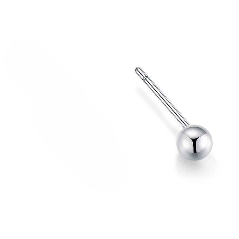 Серьги-гвоздики из титановой стали, Мини-серьга-подвеска, Простые и компактные серьги-крючки, Серьги-кольца 2mm 1PC