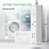 BULL 16A High-Power 2-Outlet Power Strip with Master Switch CN Plug (adapter Included)