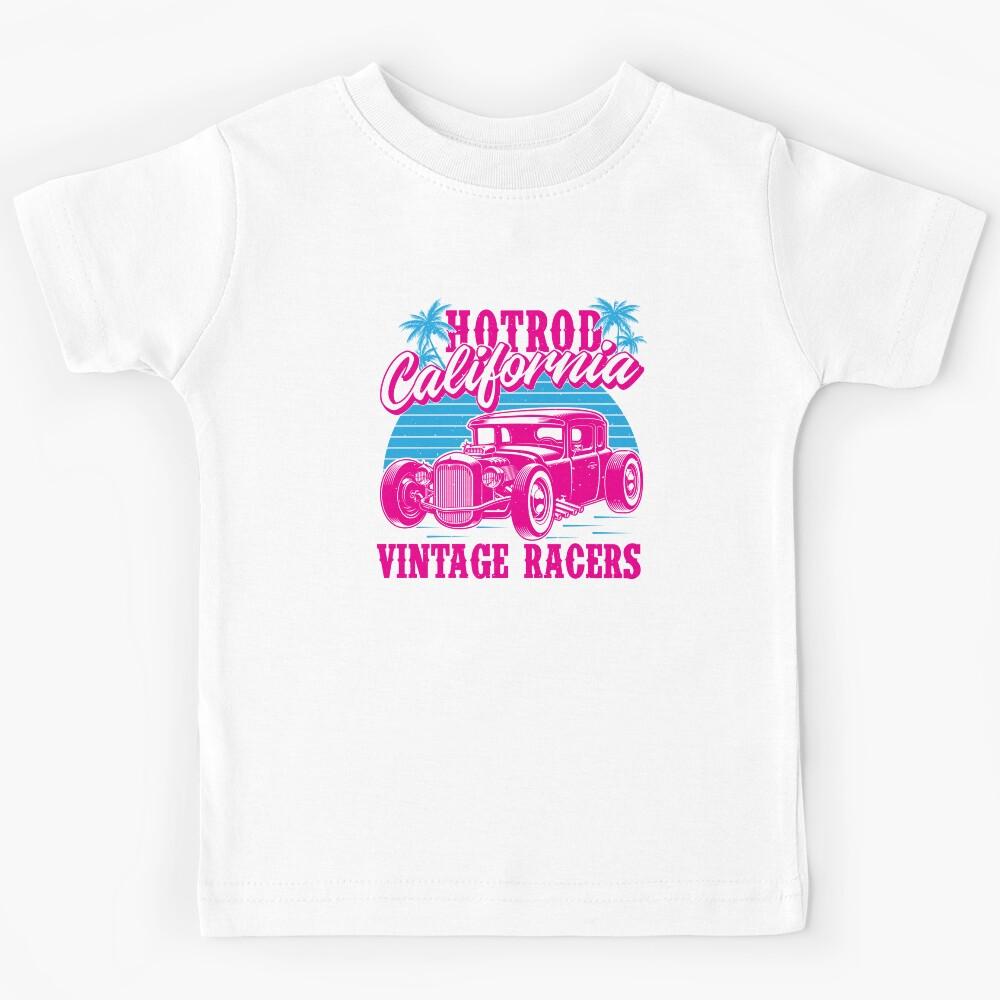California Hot Rod Vintage Racers Kids T-Shirt 110