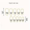 24pcs Glossy Medium Ballet Fake Nails, Black French Tip Press On Nails With Silvery Glitter White Swirl Design, Sweet Cool False Nails For Women Girls