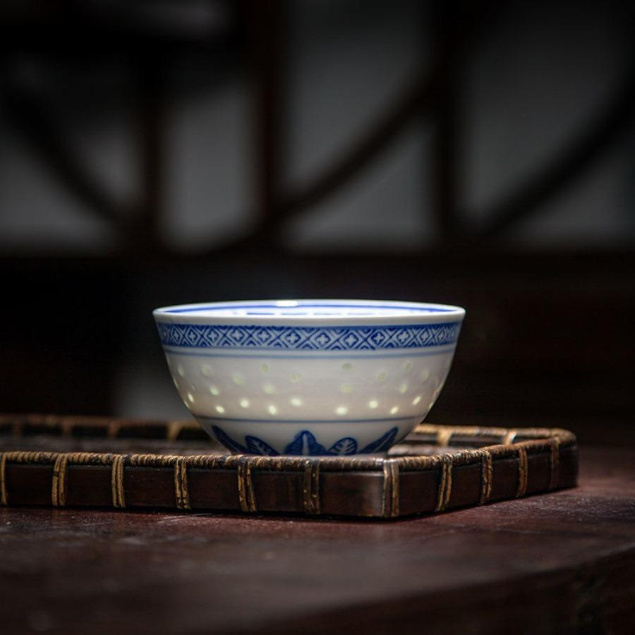 Jingdezhen Porcellana Blu e Bianca Stoviglie Ciotola Motivo Drago Cinese Ceramica Ciotola per Zuppa di Noodles Lamian Decorazione da Tavola