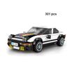 Technical Speed MOC Car City Super Rally Car Building Blocks Bricks Ornament Retro VintageToys For Kids Adults Birthday Gifts
