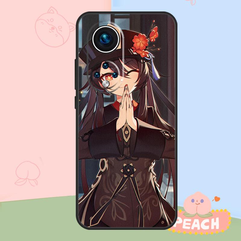 Hu Tao Genshin Impact Case For Honor Magic 6 7 8 Pro Honor 400 200 50 70 90 Lite X8b X8c X9b X9c X9d Win RT Cover