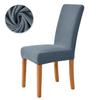 Polar Fleece Dining Chair Covers Stretch Removable Washable Chair Slipcover Big Elastic Chair Cover For Dining Room Home Decor