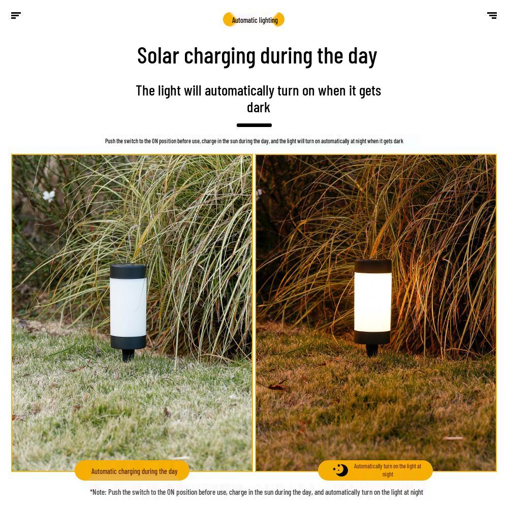 Rainproof Solar Outdoor Garden Lamp: Atmosphere Decor for Villas, Yards, and Lawns