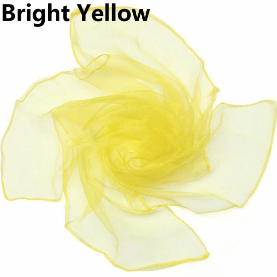 Beauty Pure Candy Color Soft Chiffon Silk Neck Scarf Square Wrap Shawl