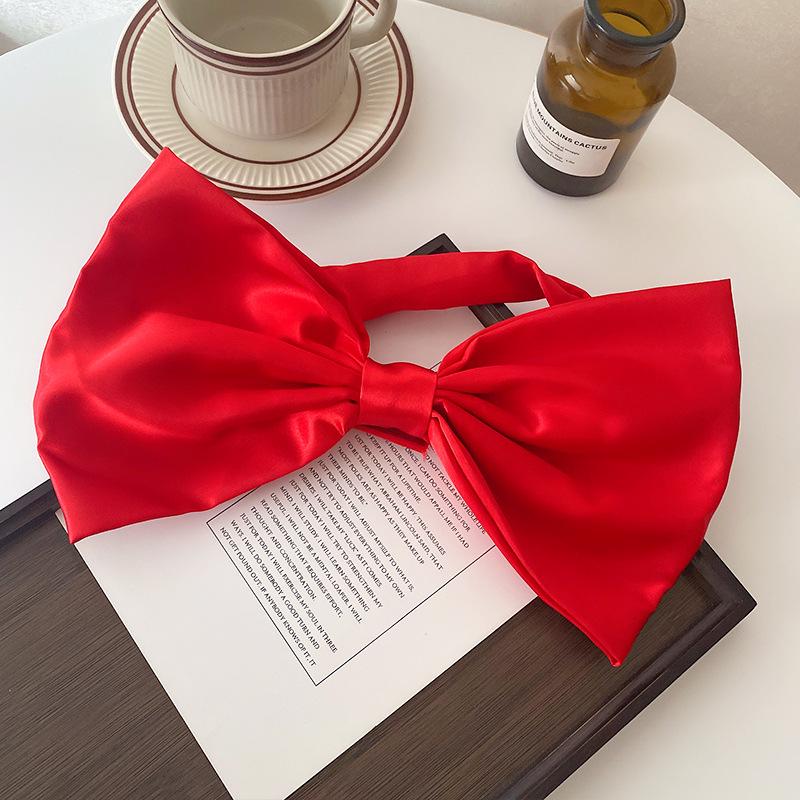 

Очень большое милое ожерелье-бант Том и Джерри, повязка для волос - Сказочный темперамент, женский головной убор, реквизит для фото ярко-красный