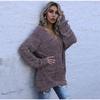 Autumn Winter Sweater Ladies Pullover V-neck Long Sleeve Mid-length Black Luxury Women's Sweaters