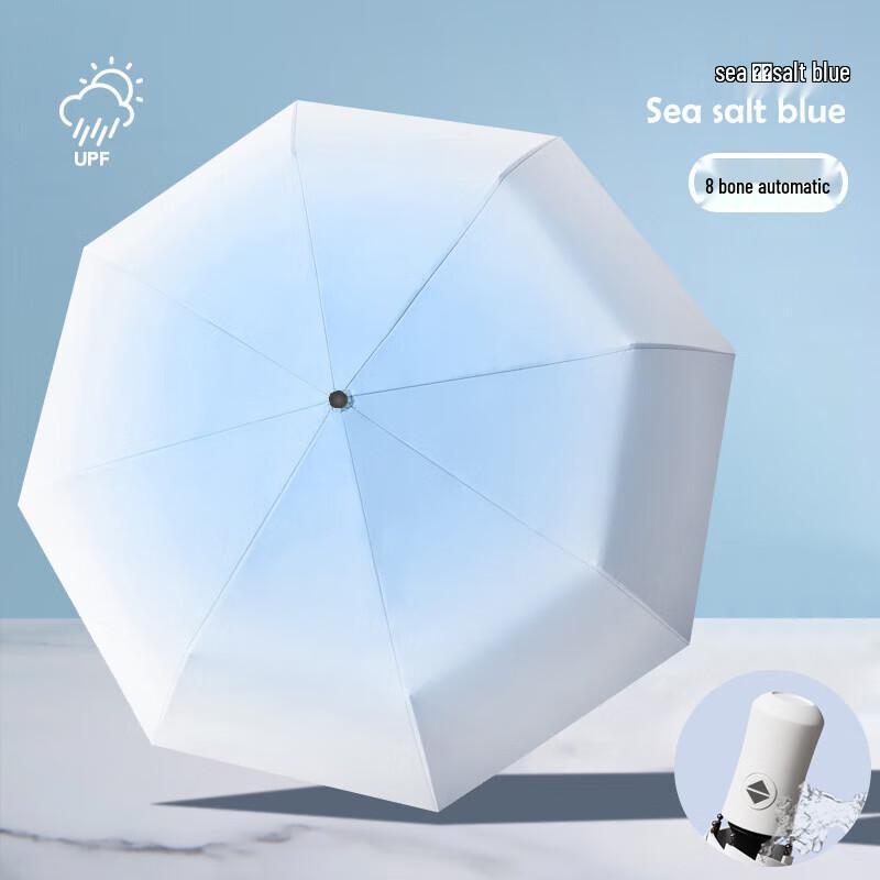 Niu Shi Rainbow Gradient Sun Umbrella