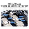 Stylish Vehicle Interior Net Bag Organizers Adhesive Phone Holder and Organizers for Various Vehicles Easy Organization