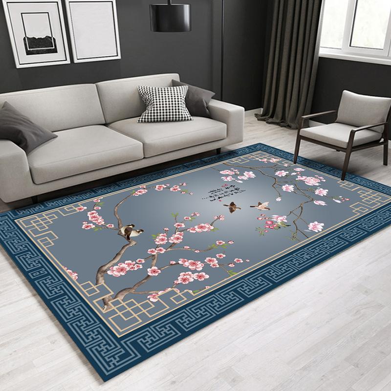 Chinese Series Carpet Living Room Bedroom Home Carpet Floor Mat Rectangular Carpet Bedroom Bedside Blanket