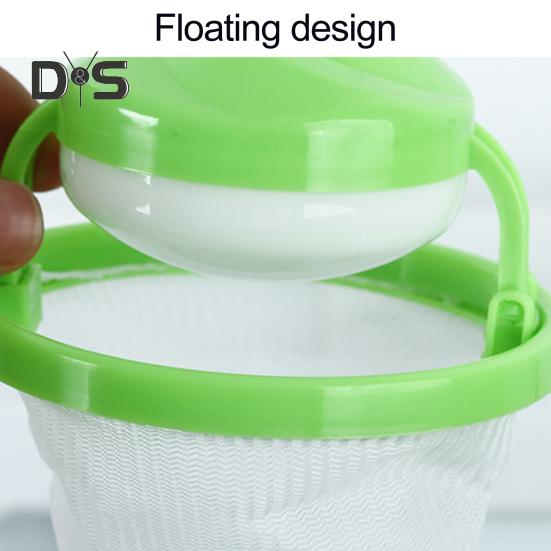 3 Peças Removedor de Pelos de Animais Máquina de Lavar Anti-enrolamento Coletor de Fiapos Reutilizável Saco de Malha Flutuante para Filtragem de Pelos Filtro de Cabelos para Lavanderia de Roupas