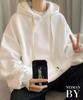 Neiman by Hooded Loose Oversized Plus Spring Baggy Size Men's Pullover, Fit, Silhouette, Size, Wear, Hoodie, M, Gray, 5S-N07-GYM