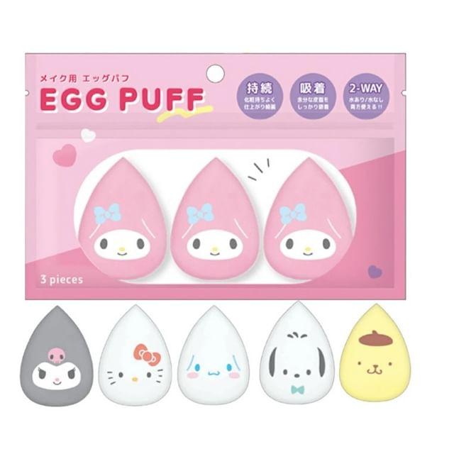 

CRUX - Серия вырезанных фигурок персонажей Sanrio Пуховка для макияжа пальцев Hello Kitty