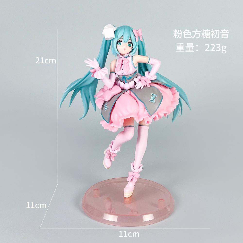 

Starlight Candy Hatsune Miku Cosplay Doll Anime Model Decoration Item Beautiful Female Decor Item рожевий