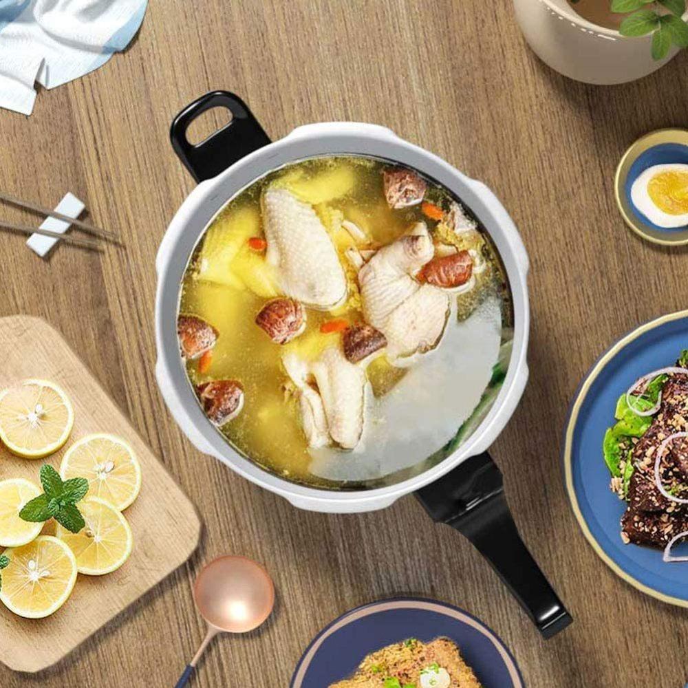 Explosion Proof Pressure Pot Aluminium Zinc Zinc Alloy Soup Pot Household Gas Stove Pressure Cooker  Porridge