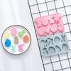 Paas Siliconen Mal 8 Holtes 3D Konijn Wortel Ei Kuiken Vormen Anti-aanbak Flexibele Mal Chocolade Snoep Pudding Zeep Klei Bak Decoratie Gereedschap