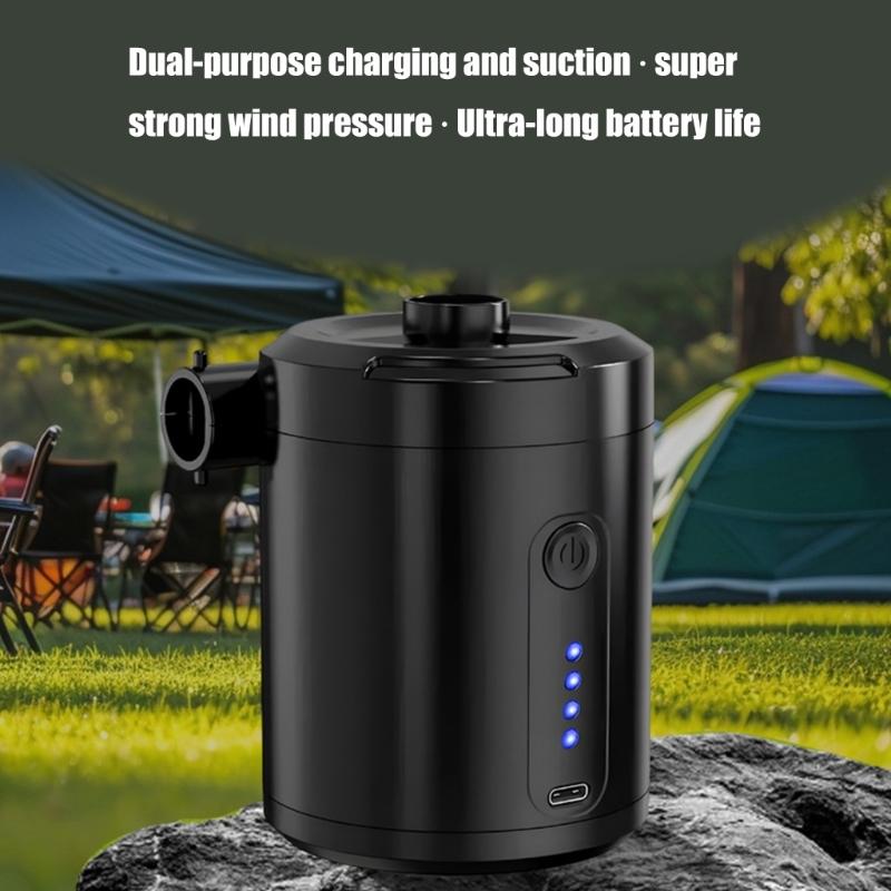 5200mAh USB Wiederaufladbare Luftpumpen Hohe Effizienz Tragbare Elektrische Pumpen für Aufblasbare Matratze Poolspielzeug Camping