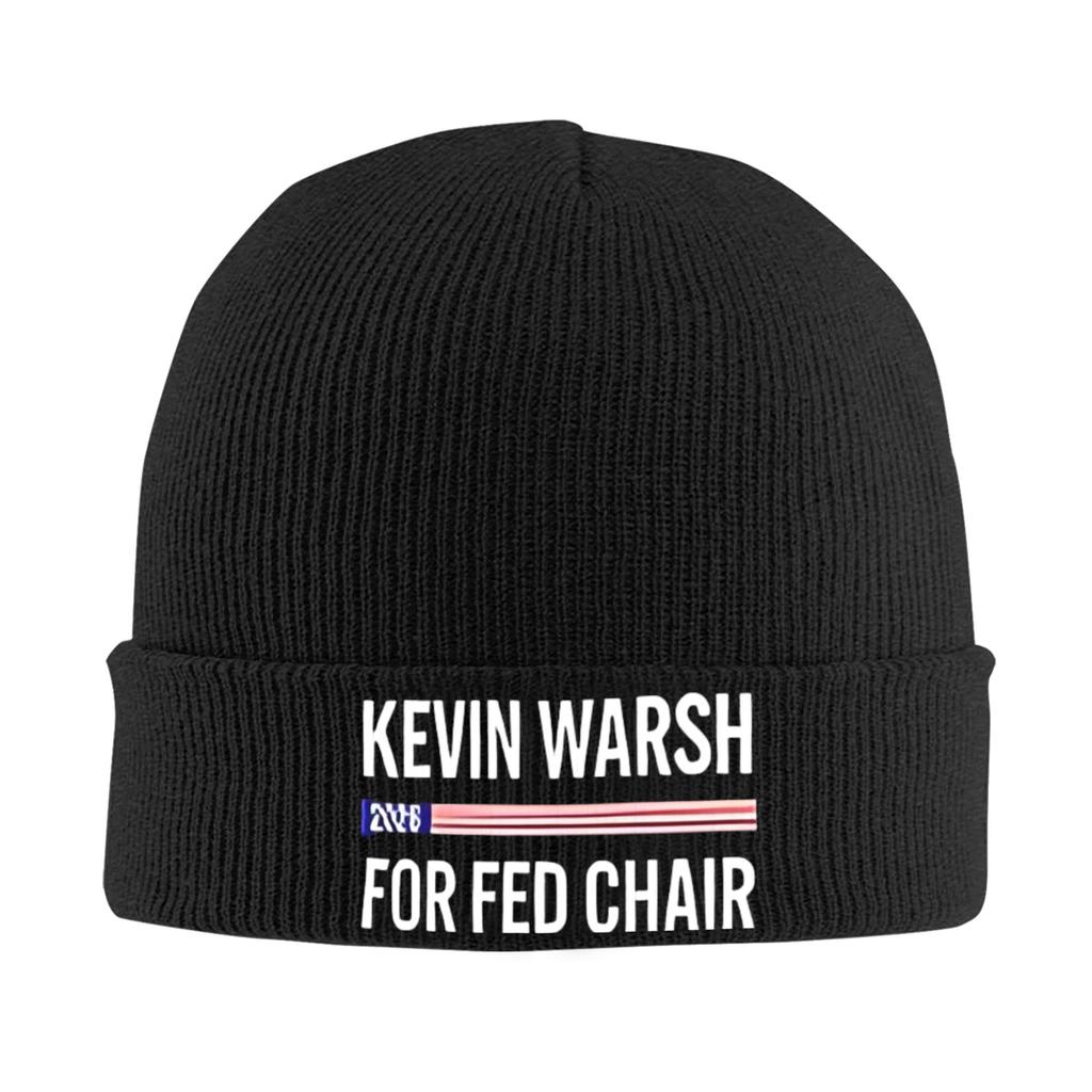 Kevin Warsh 2026 Beanie Hats Bonnet Hats Men Women Street Outdoor Skullies Beanies Spring Pattern Warm Caps