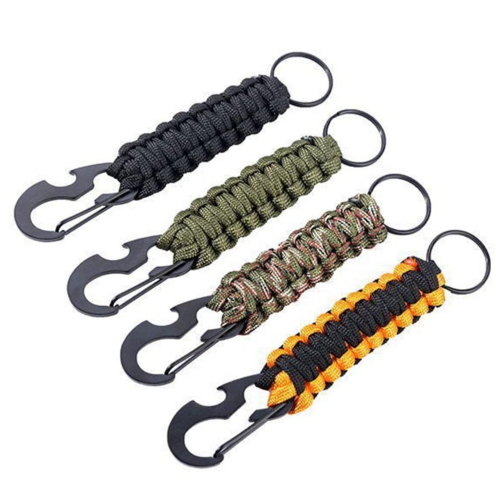 Outdoor Tools Bottle Opener Keyring Umbrella Rope Keychain Climb Keychain Bottle Opener Key Chain