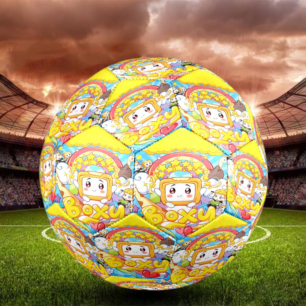 LankyBox Thema Fußball Größe 5, Geeignet für Indoor- und Outdoor-Spiele, ein Geschenk für jeden geeignet.