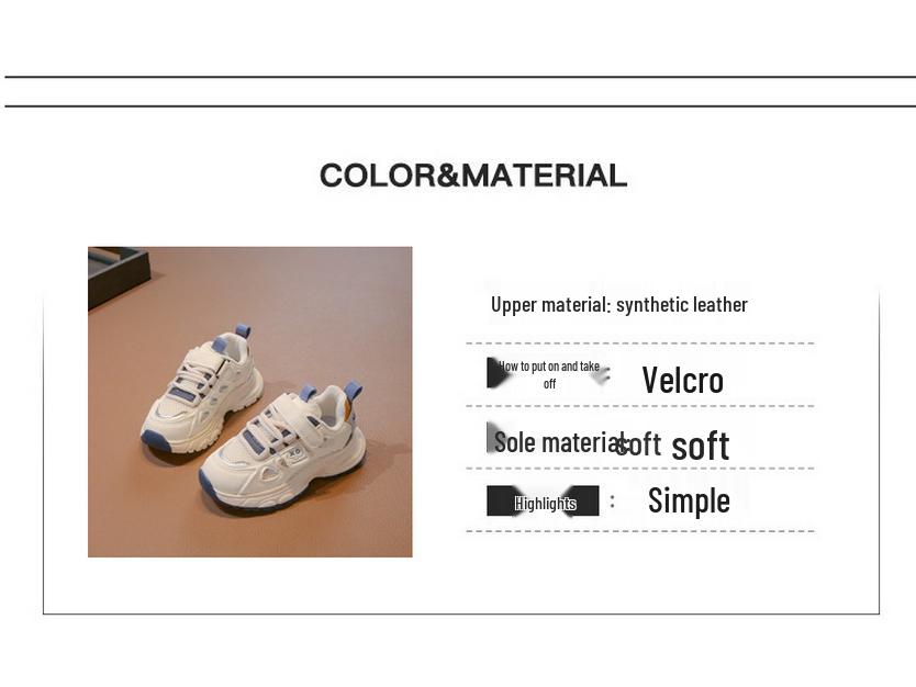 Boys' Mesh Breathable Sports Shoes, Spring 2026 – Fashionable Casual Shoes for Medium and Large Children