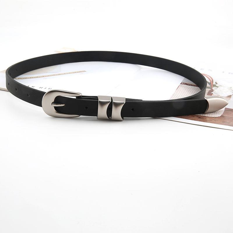 Niche Design Belt Women'S Summer Simple Black Belt Casual Jeans Belt
