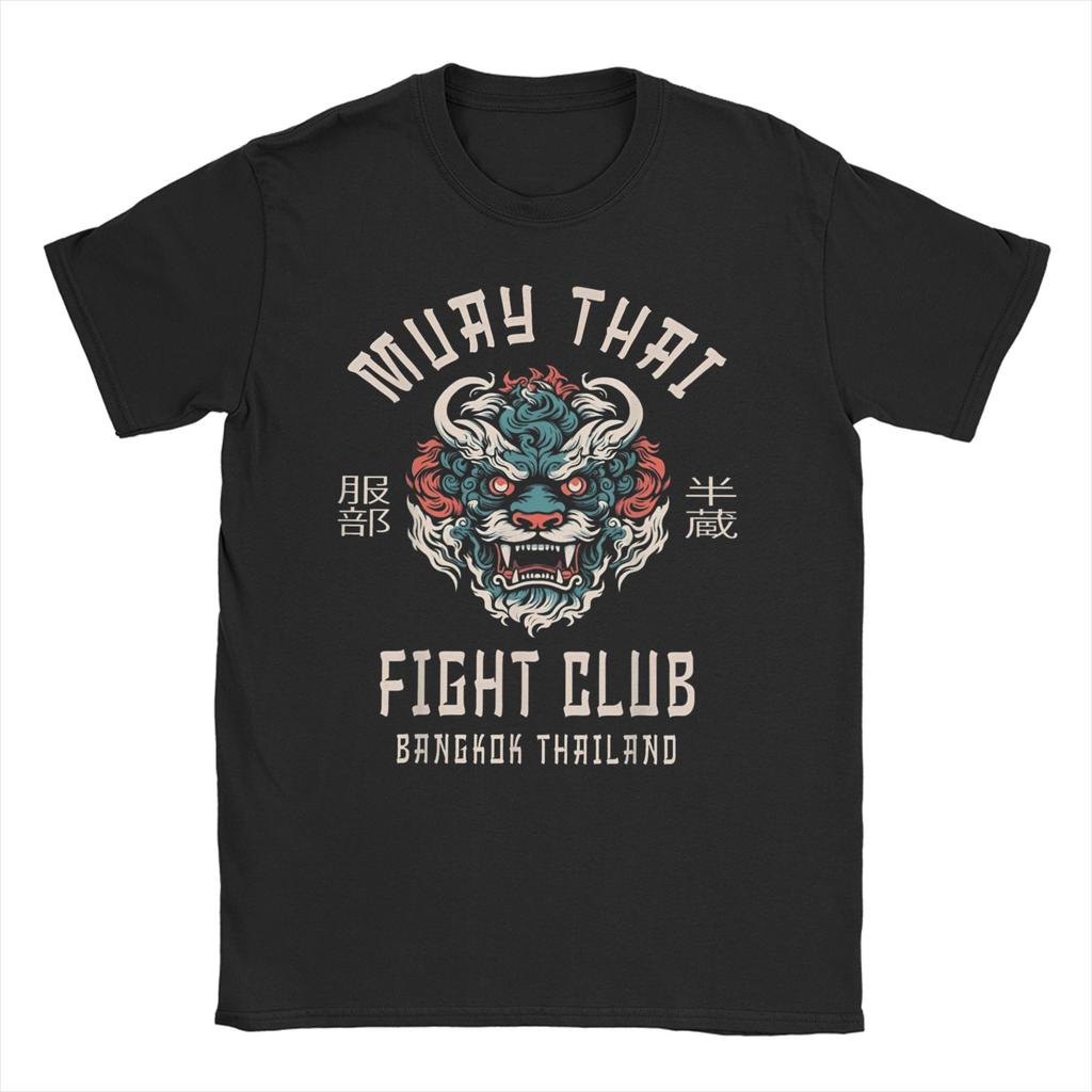 Men Women Thai Art Tigers Muay Thai T Shirts Cotton Clothes Funny Short Sleeve Round Collar Tees Unique TShirt