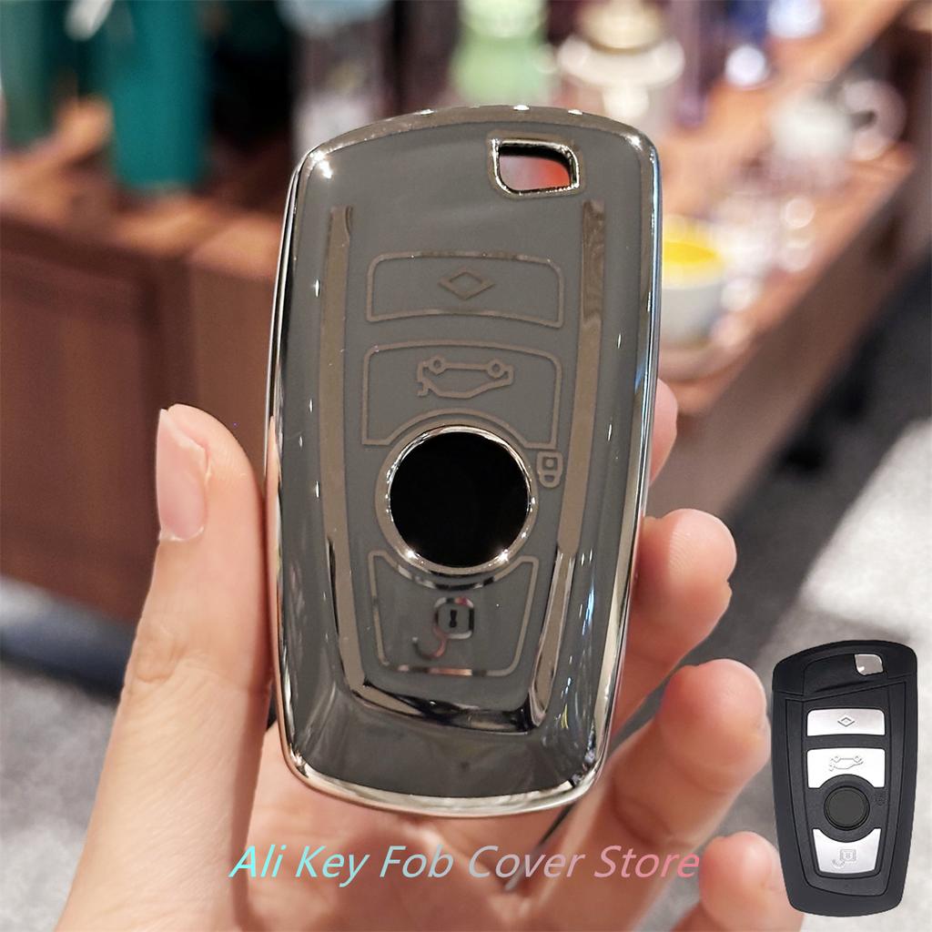 Key Fob Cover Keychain Lanyard for BMW 1 3 4 5 6 7 Series X3 X4 M5 M6 GT3 GT5 Keychain Keyless Entry Remote Case Holder