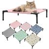Comfortable Pet Camping Bed Breathable Mesh Cat Sofa Bed Durable Cat Elevated Bed  Outdoor Camping