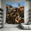 Counter-Strike 2 Wall Hanging Printed Fabric Blanket Decorative Tapestries for Bedroom Living Room Home Decor