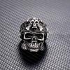 Adjustable Skull Ring Men Women Vintage Punk Gothic Style Copper Open Band Jewelry Accessory