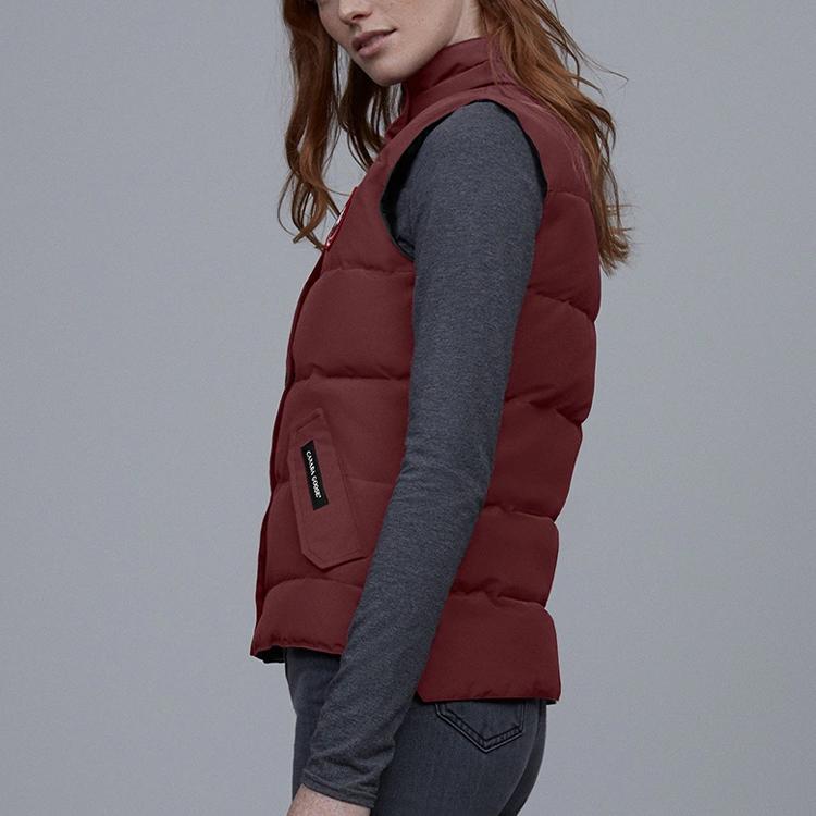 Canada Goose Freestyle Series Classic Waterproof Down Vest Women vests Berry 2832L-810