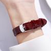Ladies Big Red Belt Fashion Student Quartz Waterproof Watch