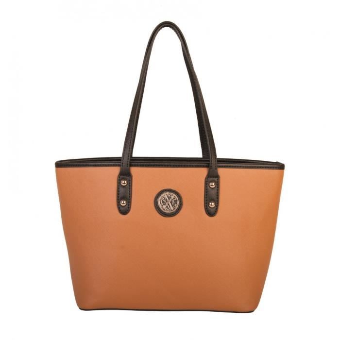 Tote Bag - CHRISTIAN LACROIX - Eternity 9 - Brown - Synthetic - Shoulder Strap