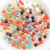 Perles en Résine 8mm/10mm/12mm Ciel Étoilé Coloré Perles Espacement Rondes Libres Pour Collier Bracelet Boucle d'Oreille Porte-clés Fabrication de Bijoux DIY Accessoires