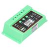 Solar Charge Controller 12V 24V Solar Controller LCD Display USB Interface Overload ProtectionGreen Shell Black Surface