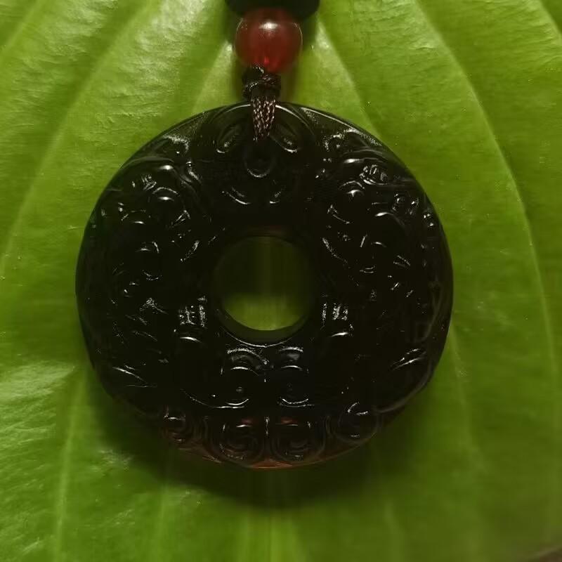 Ping An Buckle Pixiu Ping An Buckle Pendant Necklace Men's and Women's Couples