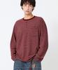 TRILLION Thin Stripe Pocket Henley Neck Long Sleeve_4Color
