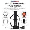 WEST BIKING Ultralight Portable Bike Pump MTB Road Bicycle Foot Pump Presta & Schrader Valve Cycling Tire Air Inflator With Hose