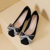 New Women Shoes Beautiful Pumps Fashion Crystal Bowknot High Heel Shoes Ladies Party Dress Shoes