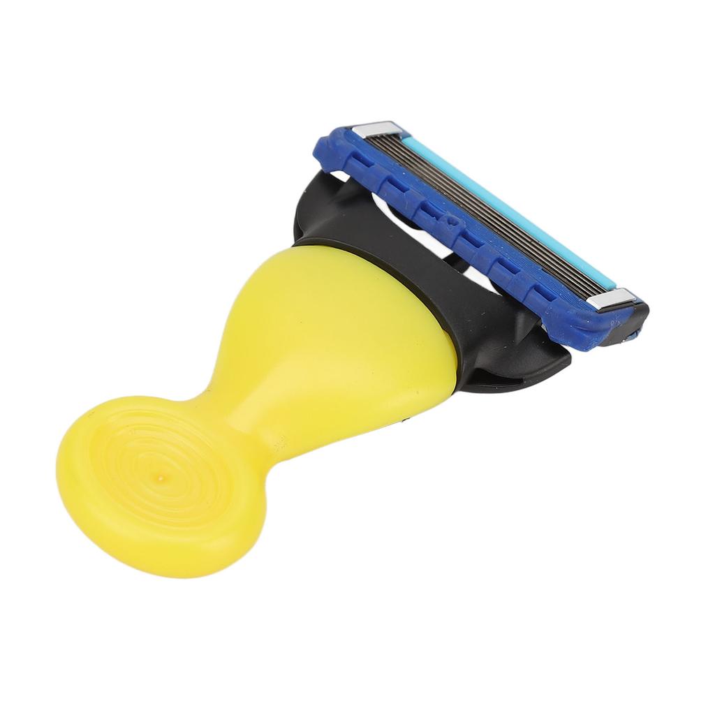 Manual Shaving Razor with Rotary Blade Head Removable Button Shaver Satefy Washable Hair Remove